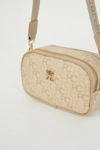 Pierre Cardin nude Tram Alphabet Women Shoulder Bag - Image 4