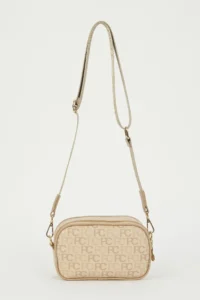 Pierre Cardin nude Tram Alphabet Women Shoulder Bag - Image 6
