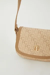 Pierre Cardin nude Tram Alphabet Women Shoulder Bag - Image 4