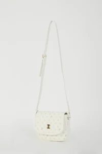Pierre Cardin WHITE Monogram Women Shoulder Bag - Image 3