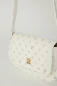 Pierre Cardin WHITE Monogram Women Shoulder Bag - Image 4