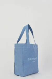 Pierre Cardin BLUE Waxed Canvas Women Shoulder Bag - Image 3
