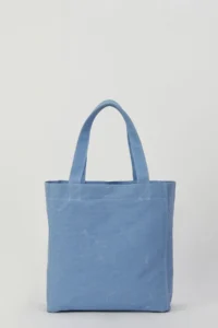 Pierre Cardin BLUE Waxed Canvas Women Shoulder Bag - Image 5