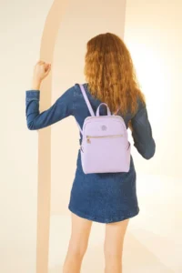 Pierre Cardin Lavender Women Backpack - Image 7