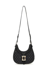 Pierre Cardin Limited Edition Black Monogram Women's Cross Shoulder Bag - Image 3