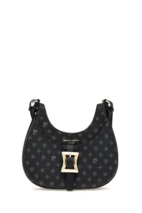 Pierre Cardin Limited Edition Black Monogram Women's Cross Shoulder Bag - Image 4