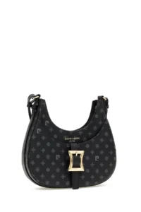Pierre Cardin Limited Edition Black Monogram Women's Cross Shoulder Bag - Image 5
