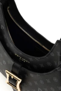 Pierre Cardin Limited Edition Black Monogram Women's Cross Shoulder Bag - Image 6