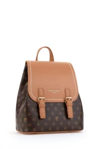 Pierre Cardin Brown Women Backpack - Image 4