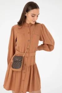 Pierre Cardin Limited Edition Brown Women's Shoulder Bag