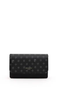 Pierre Cardin Black Monogram Women's Cross Shoulder Bag - Image 4