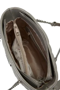 Pierre Cardin Gray Women Shoulder Bag - Image 5