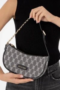 Pierre Cardin Gray Women Shoulder Bag - Image 2