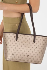 Pierre Cardin Gold Monogram Shoulder Bag - Image 2