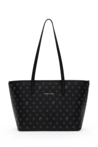 Pierre Cardin Black Monogram Shoulder Bag - Image 3