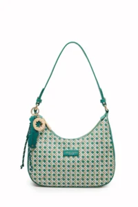 Pierre Cardin Limited Edition Green Digital Monogram Women's Crossbody Shoulder Bag - Image 2