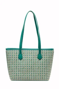 Pierre Cardin Limited Edition Green Digital Monogram Women's Shoulder Bag - Image 5
