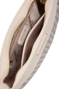 Pierre Cardin Limited Edition White Digital Monogram Women's Cross Shoulder Bag - Image 6