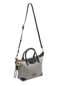 Pierre Cardin Limited Edition Black Digital Monogram Women's Shoulder Bag - Image 4
