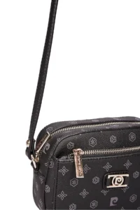 Pierre Cardin Black Monogram Women's Cross Shoulder Bag - Image 5