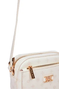 Pierre Cardin Bone Monogram Women's Cross Shoulder Bag - Image 5