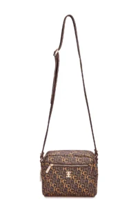Pierre Cardin Brown Tram Alphabet Women Shoulder Bag - Image 3