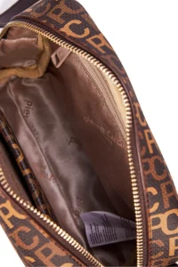 Pierre Cardin Brown Tram Alphabet Women Shoulder Bag - Image 6