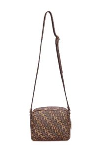 Pierre Cardin Brown Tram Alphabet Women Shoulder Bag - Image 7