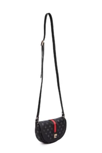 Pierre Cardin Black Monogram Women's Cross Shoulder Bag - Image 4
