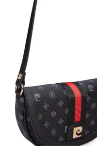 Pierre Cardin Black Monogram Women's Cross Shoulder Bag - Image 5