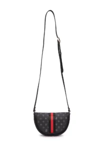 Pierre Cardin Black Monogram Women's Cross Shoulder Bag - Image 7
