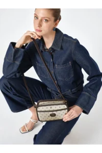 Pierre Cardin New Gold Monogram Women Crossbody Bag - Image 2