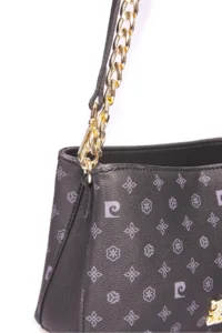 Pierre Cardin Black Monogram Women Crossbody Bag - Image 5