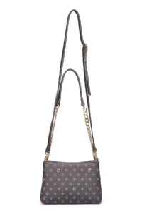 Pierre Cardin Black Monogram Women Crossbody Bag - Image 7