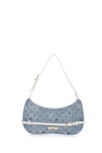 Pierre Cardin BLUE Monogram Women Shoulder Bag - Image 3