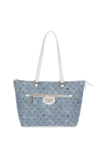 Pierre Cardin BLUE Monogram Women Shoulder Bag - Image 3