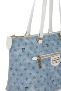 Pierre Cardin BLUE Monogram Women Shoulder Bag - Image 5