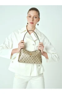 Pierre Cardin Gold Monogram Women Shoulder Bag - Image 2