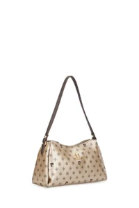 Pierre Cardin Gold Monogram Women Shoulder Bag - Image 4