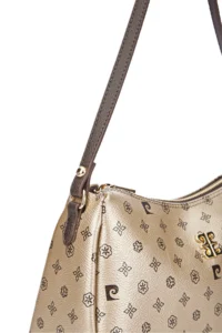 Pierre Cardin Gold Monogram Women Shoulder Bag - Image 5