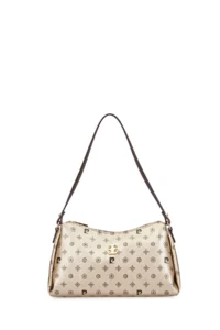 Pierre Cardin Gold Monogram Women Shoulder Bag - Image 6