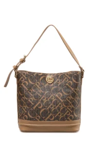 Pierre Cardin Monogram Brown Women Shoulder Bag - Image 3