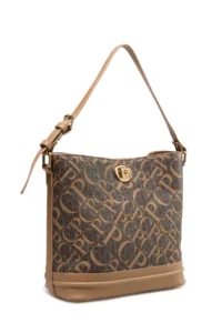 Pierre Cardin Monogram Brown Women Shoulder Bag - Image 4