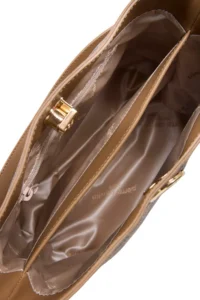 Pierre Cardin Monogram Brown Women Shoulder Bag - Image 6