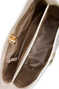 Pierre Cardin Monogram WHITE Women Shoulder Bag - Image 6