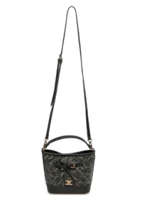 Pierre Cardin Monogram Black Women's Cross Shoulder Bag - Image 5