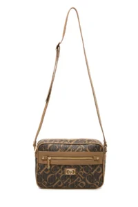 Pierre Cardin Monogram Brown Women's Cross Shoulder Bag - Image 3