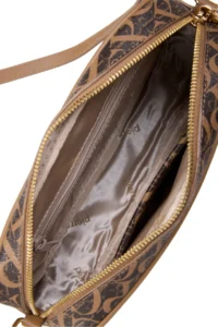 Pierre Cardin Monogram Brown Women's Cross Shoulder Bag - Image 6
