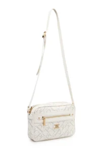 Pierre Cardin Monogram White Women's Cross Shoulder Bag - Image 4