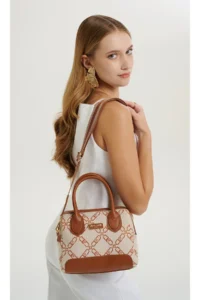 Pierre Cardin Tan Women Tote Bag - Image 2